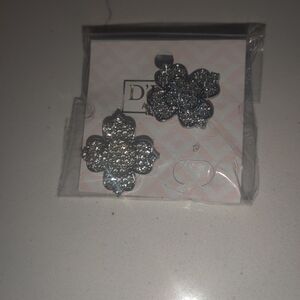 Silver Flower Earrings